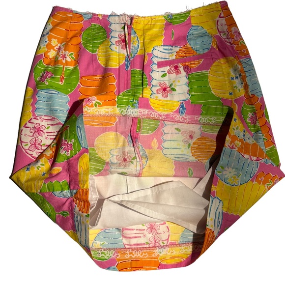 Lilly Pulitzer White Label pink skirt size 2. Unfinished hem design. Super cute - Picture 6 of 15